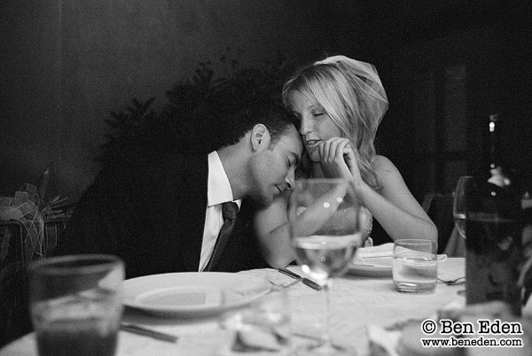 Photograph of an American Newlywed Couple resting after the Wedding Reception at the Castello Aragonese, Ischia Ponte