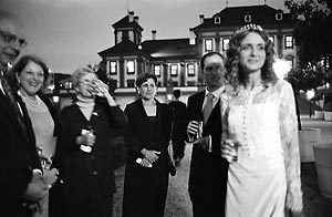 Bride, Groom with Groom's Mother