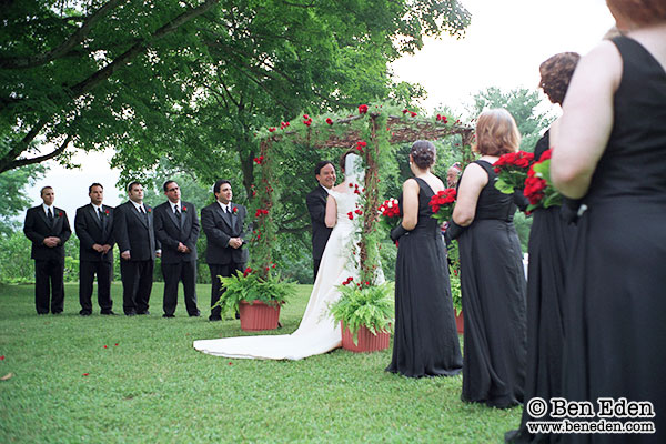 Photograph of New York Jewish Wedding Ceremony